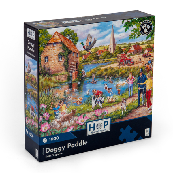 House of Puzzles - Doggy Paddle - 1000 Piece Jigsaw Puzzle