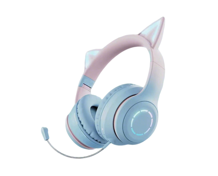 Cute Glowing Cat Ear Headphones