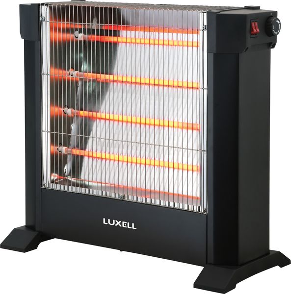 LUXELL - 4 Bar Heater with Safety Switch &amp; Thermostat - 2400W - LX-2504
