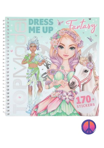 Top Model Dress Me Up Fantasy (+170 stickers) with Peace Badge