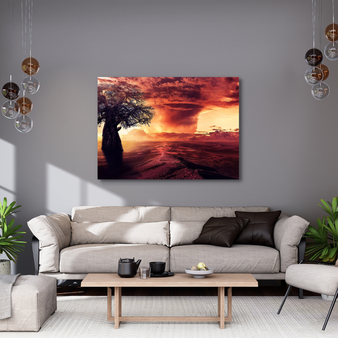 Canvas Wall Art - Baobab Tree Artwork