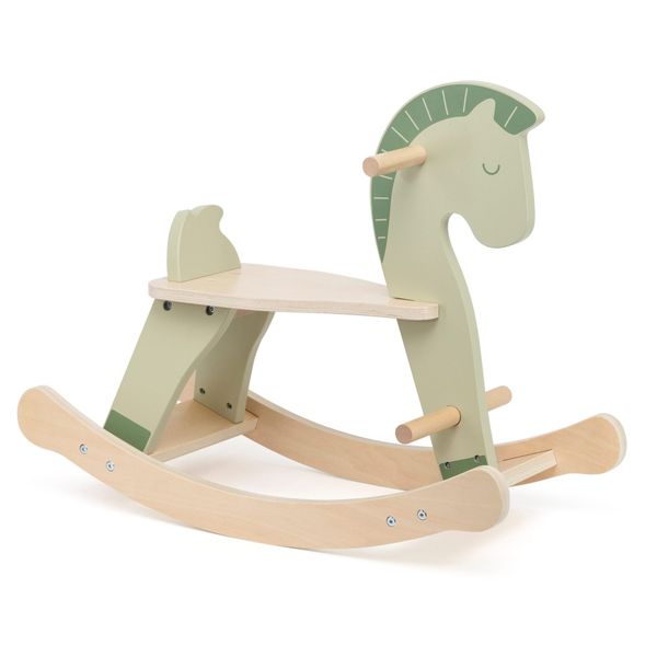 PolarB Wooden Rocking Horse Toy