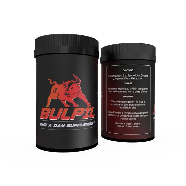 BulPil Testosterone Supplement 60 Capsules / Pills