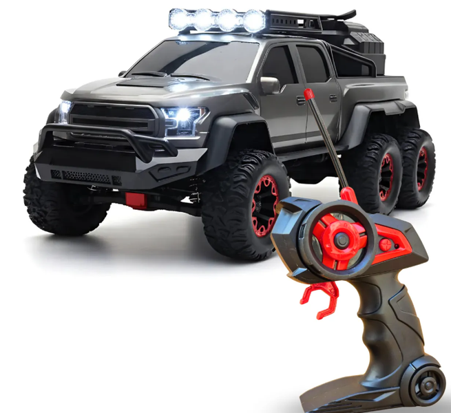 Ford Raptor Style RC Car With Smoke Effect Spray, LED Lights