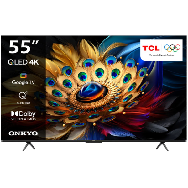 TCL 55" C655 4K QLED Google Smart TV