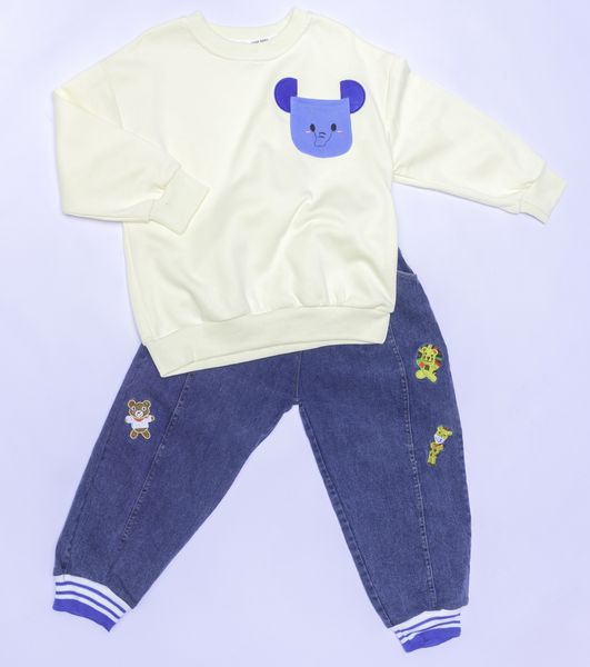 White Elephant Denim Set