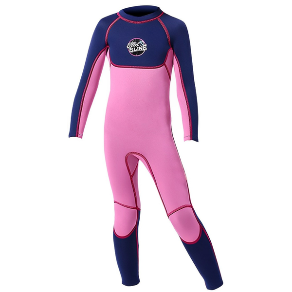 Girls' Wetsuit Neoprene One Piece UV Protection Thermal Swimsuit 3mm