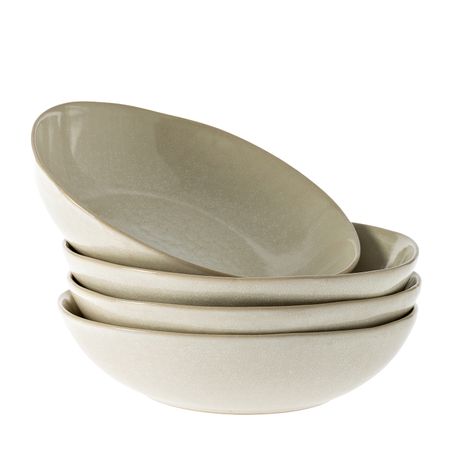 George & Mason - Aria Low Soup Bowl 21.5x3cm 4pk - Cream | Shop Today. Get it Tomorrow! | takealot.com