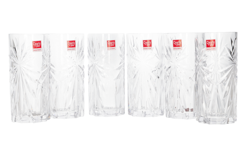 Danny home - 6 Tall Tumbler Glasses - 330ml