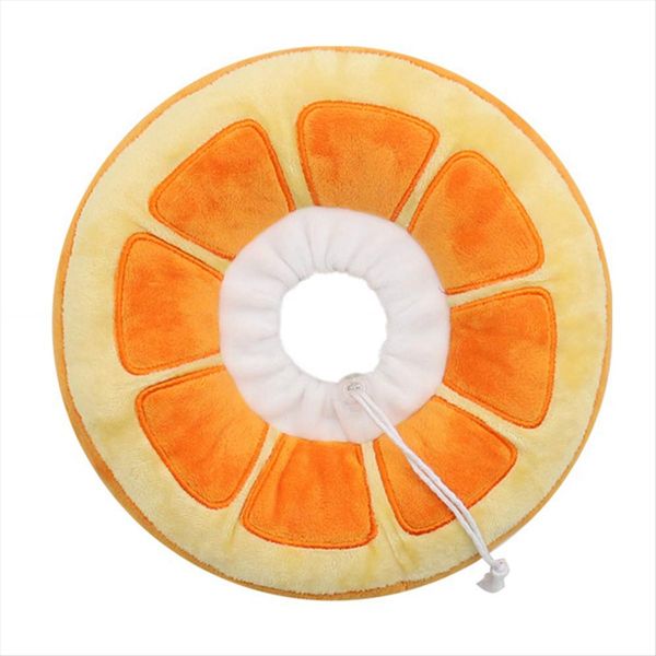 Adjustable Cat Cone Collar Soft Recovery Collar Orange Small