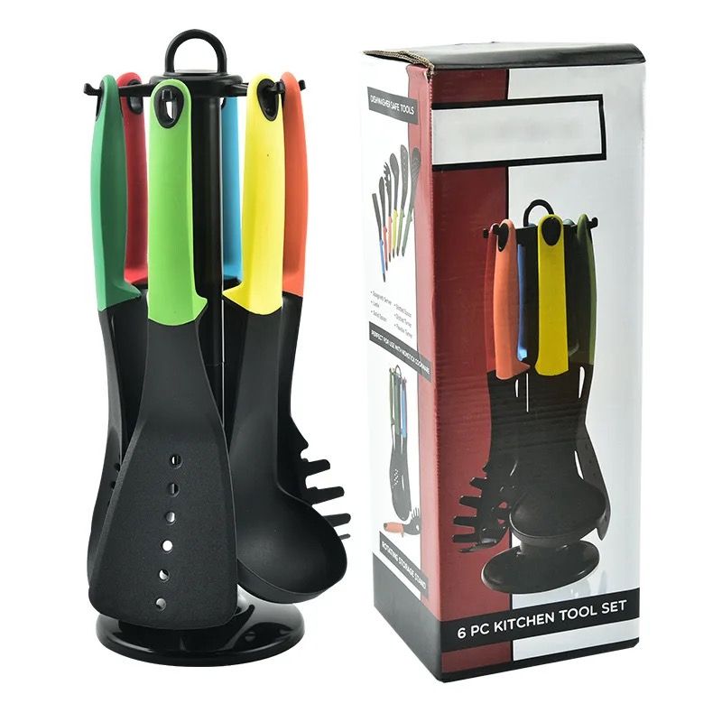 Heat Resistant Kitchen Utensils Set, Nylon, NonStick Set Of Seven Shop Today. Get it Tomorrow