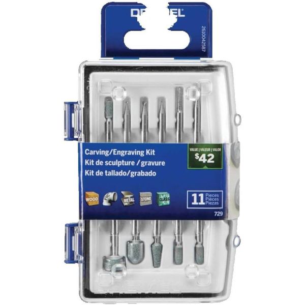 11-Piece Engraving Rotary Tool Accessory Set