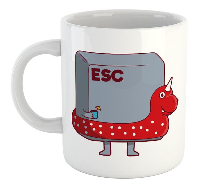 Esc Unicorn Coworker Colleague Work Office For Her Leaving Gift Mug