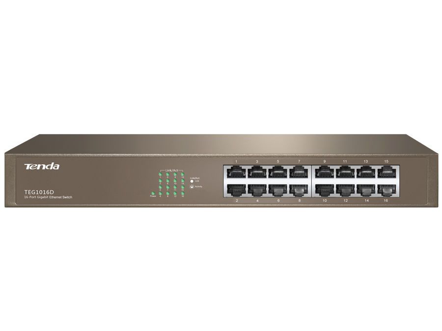 tenda 16 port gigabit rack mount switch