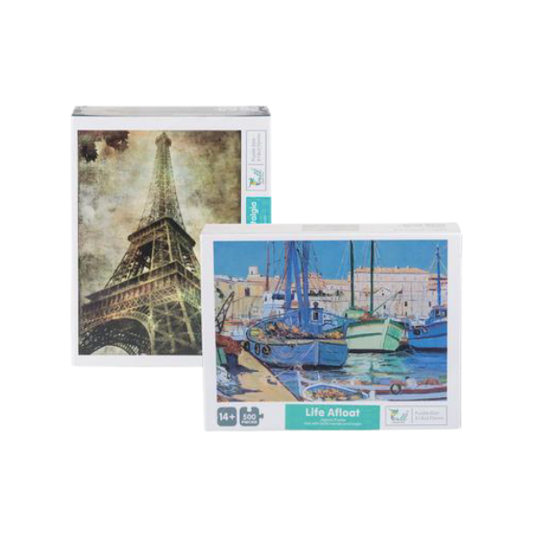 Call- Assorted Jigsaw Puzzles 500 Piece - Pack Of 2