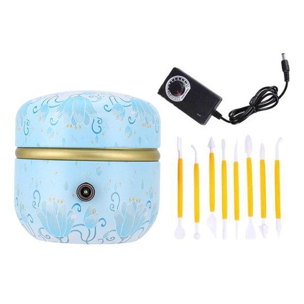 Mini Pottery Wheel with Adjustable Speed and forward &amp; backward rotation