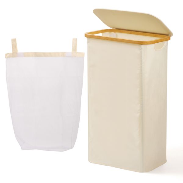 Chenshia 100L Collapsible Washing Basket Hamper Laundry Organiser Storage