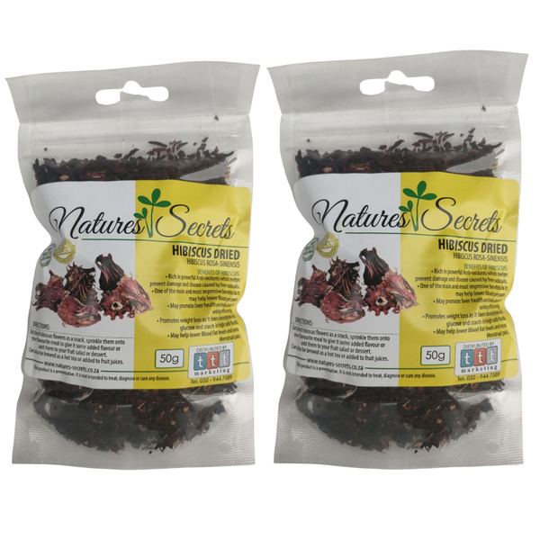 Dried Hibiscus Flowers Tea - Nature's Secrets (2-Pack)