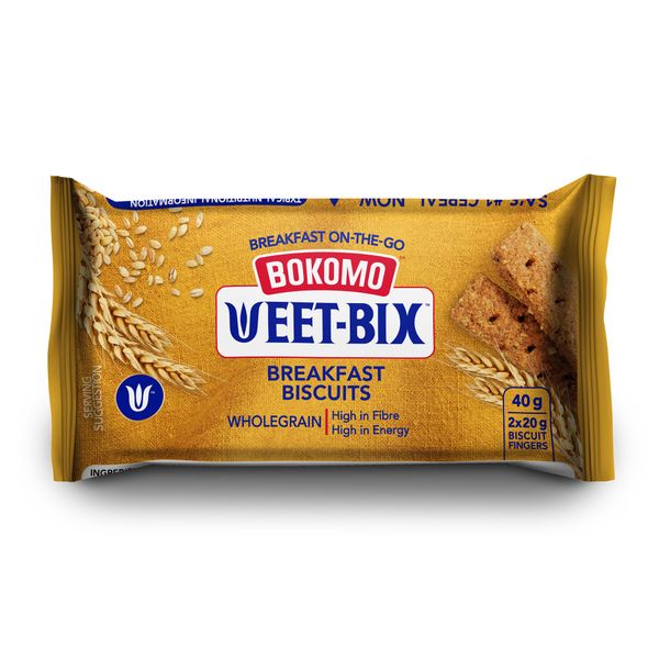 Weet-Bix Breakfast Biscuit Wholegrain (5 x 40g Biscuit Packs)