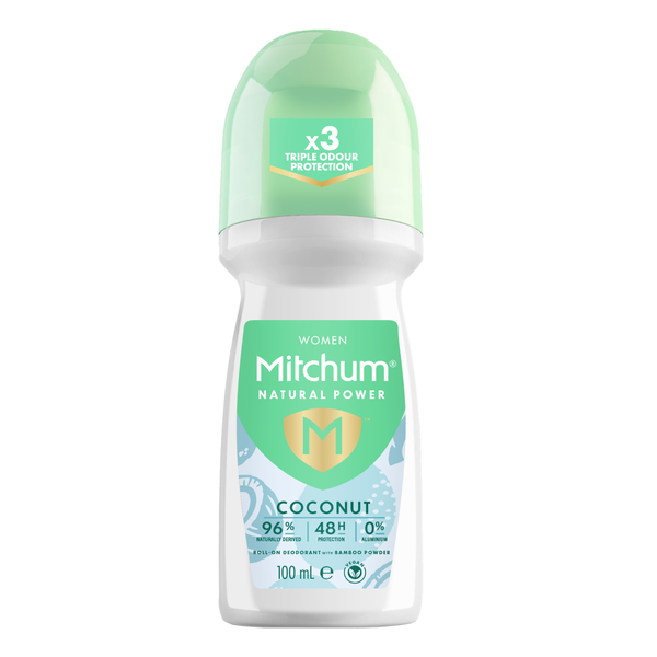 Mitchum Women Natural 100ml Roll on Coconut