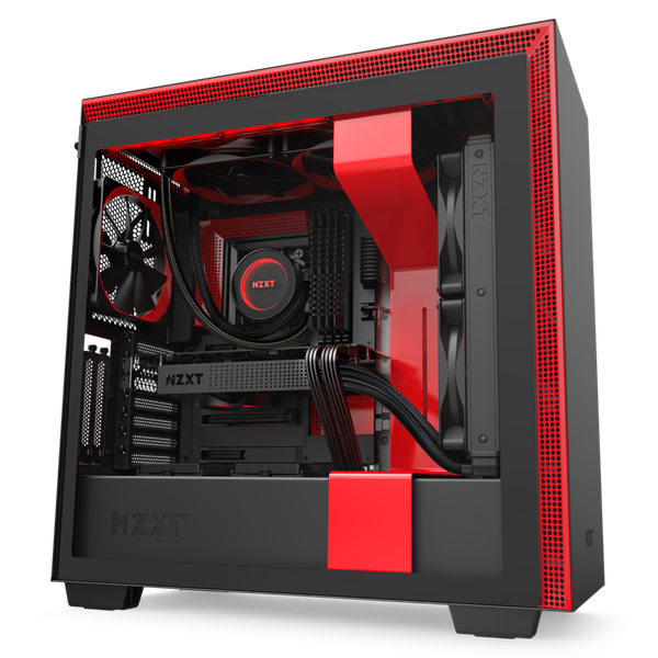 NZXT Computer Chassis H710 i Black/Red CA-H710i-BR
