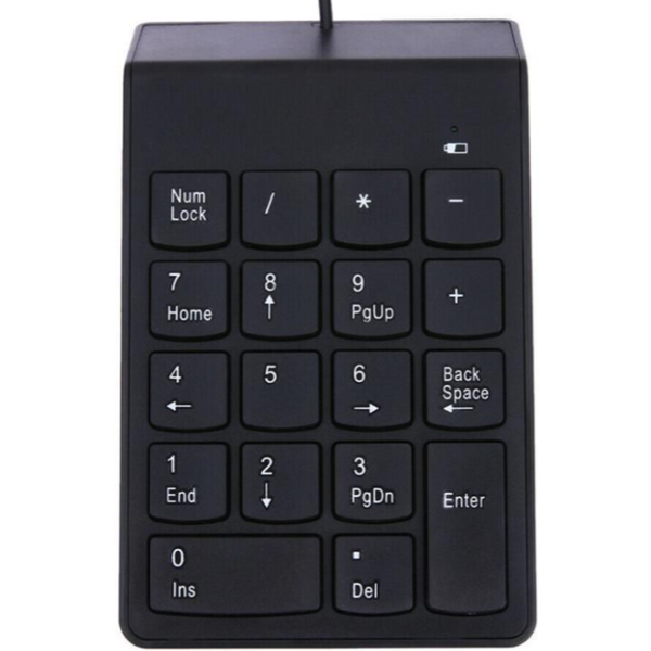 Mini Wired USB Numeric Keypad - Number Pad for Laptop, Number Keyboard