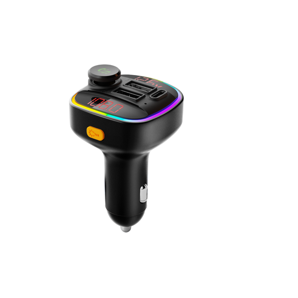 Moxom MX-VC28 Bluetooth 5.0 FM Transmitter - Triple USB Fast Charger