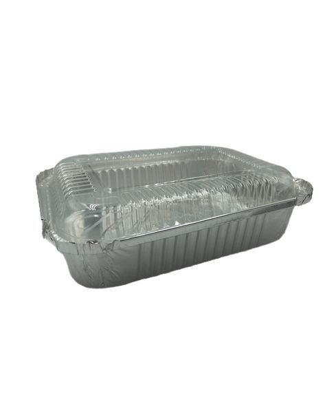 Foil Container with Clear Lid Combo 750ml - Pack of 50