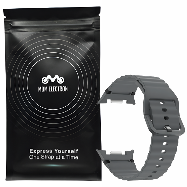 Wave Silicone Strap Compatible with Samsung Galaxy Watch 8/8 Classic