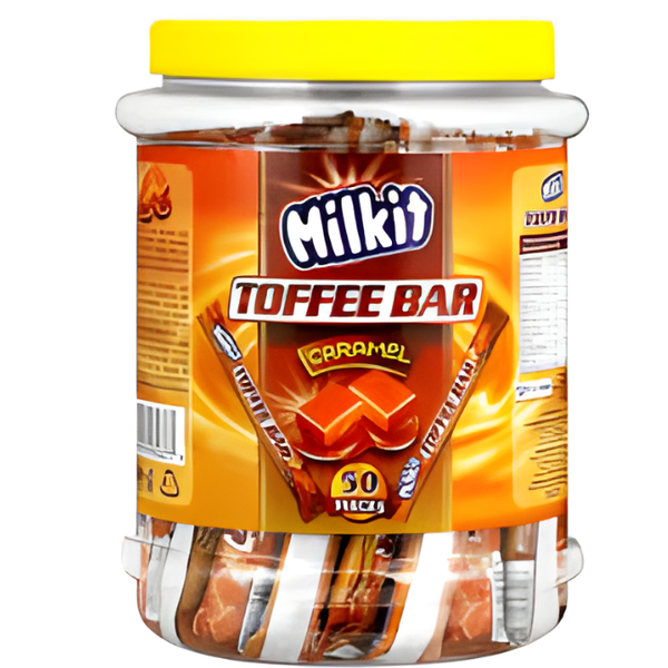 Milkit Toffee Bar Caramel - 50 Pieces