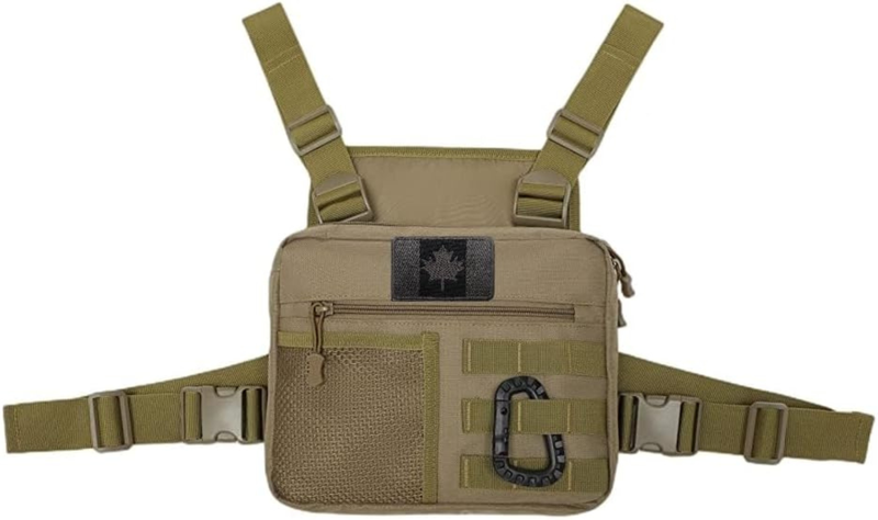 Utility Tactical Chest Pack Lightweight Running Vest Bags Molle System
