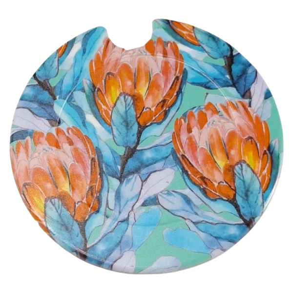 Burning Proteas Licence Disk Holder image