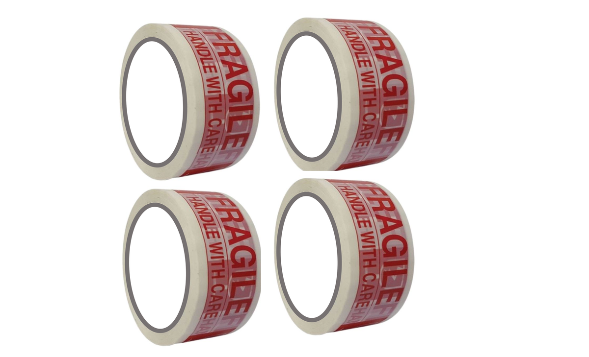 FRAGILE Sealing Tape 48 MM x 50 Meters 4 PACK Shop Today. Get it