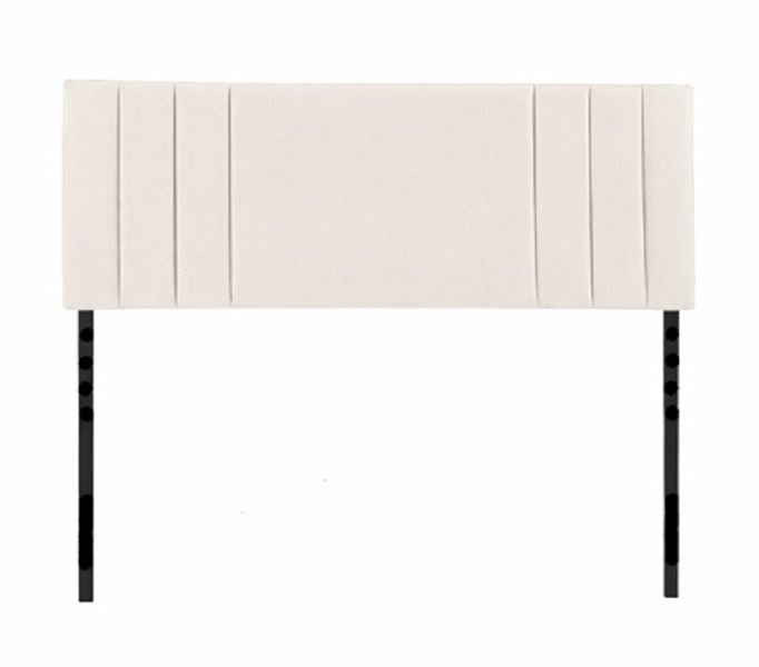 HFA - Jack Channel Headboard - Stone - Stain-Resistant Coated Fabric