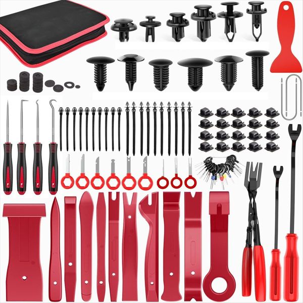 238 Pcs Trim Removal Tool Auto Push Pin Bumper Compatible with Universal