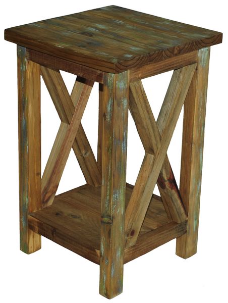 Eddie elegant X Pedestal / Bedside / Nightstand or Coffee Table