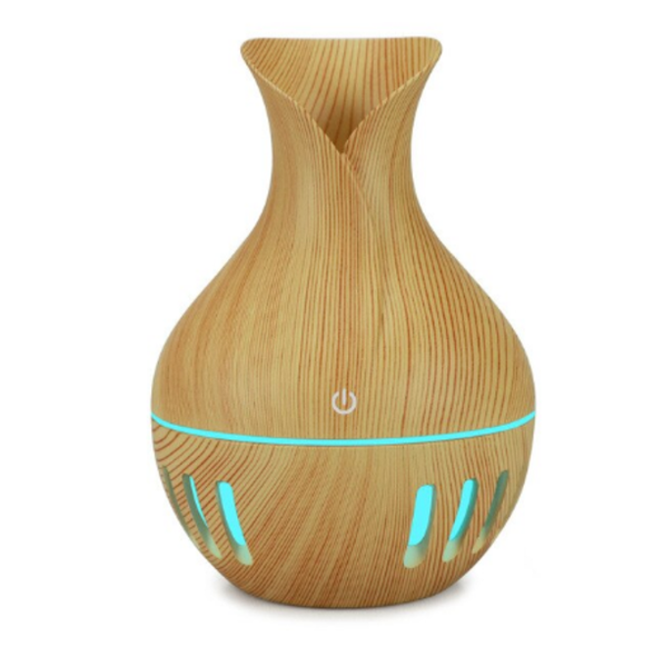 Mini Air Purifier, Humidifier &amp; Aroma Diffuser- Light Brown - 130ml