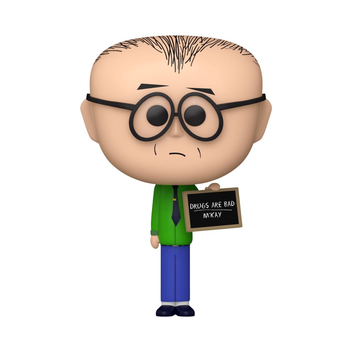 Funko pop television south park mr mackey with a sign shop today