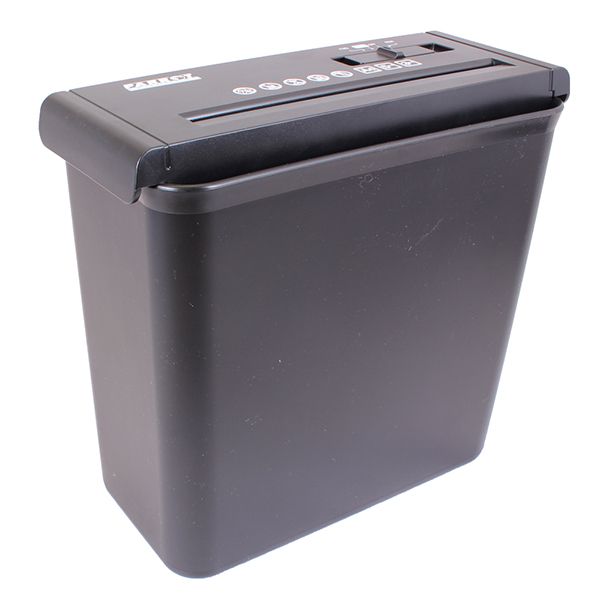 Small Paper Shredder (5 Sheets - 6.8mm - Strip Cut)