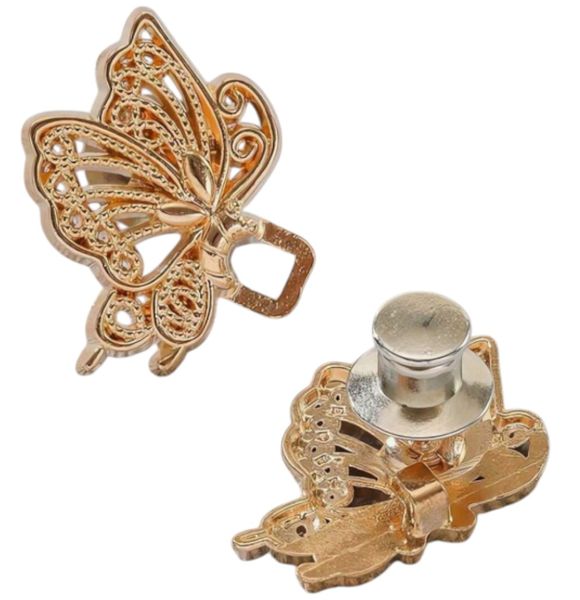 Gold Butterfly Waist Tighhtner - 2 Piece