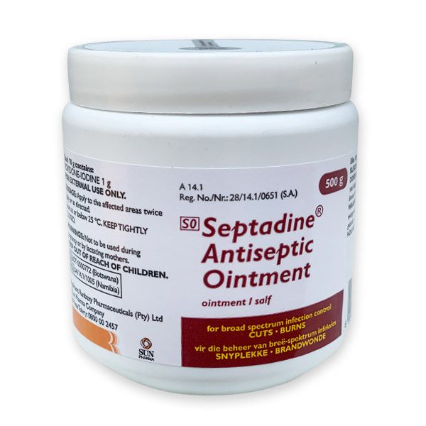 Septadine Antiseptic Oinment 500g