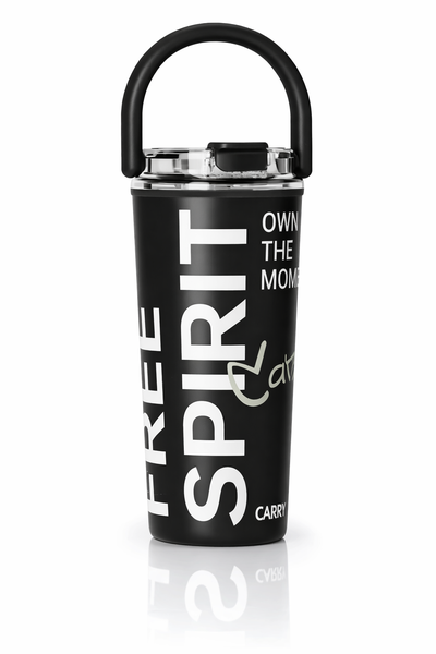 CARRY ME Premium Insulated Stainless Steel Travel Tumbler with Handle