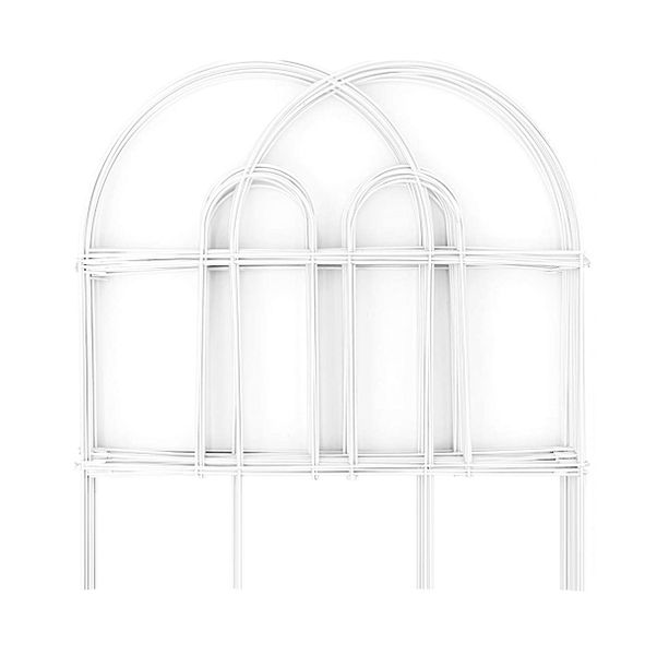 Garden Fencing White (Set of 10)