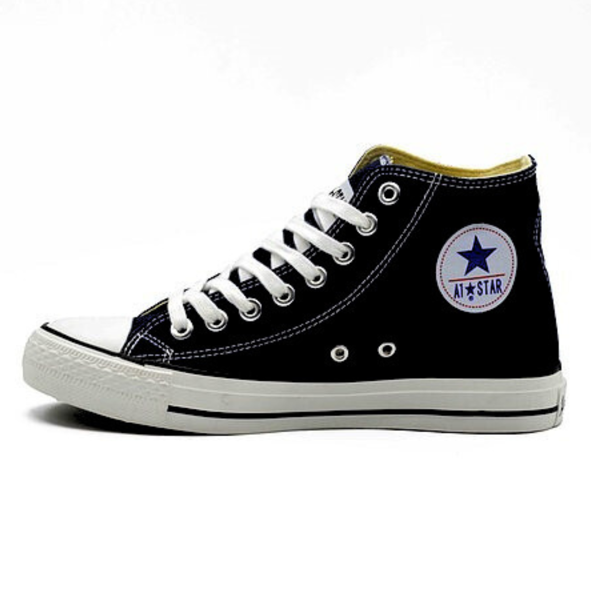 A1 Star High Top Canvas Sneaker - Black/White | Shop Today. Get it ...