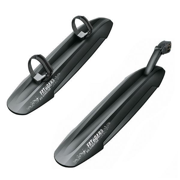 SKS Mudguard Set for Fat Bicycle Tyres Fatboard Set - Black
