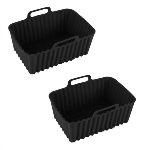 Re-usable Silicone Liners/Pots for Air Fryer Non-Stick - Pack of 2