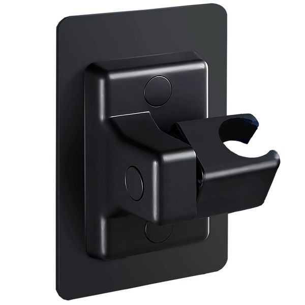 Shower Rotating Bracket Adjustable Head No-Hole Installated Holder Bracket