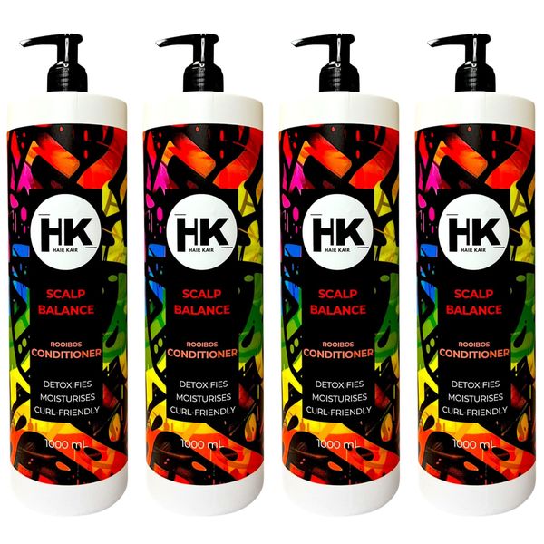 HK Sulphate Free Scalp Balance Rooibos Conditioner 4 x 1L-Hydrates &amp; Soothe