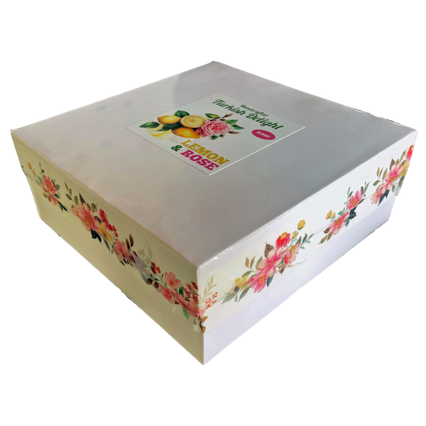 Hand-made Traditional Rose Turkish Delight Box