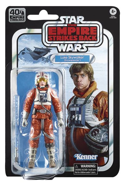 SW Black E5 40TH Ann 6IN Hoth Luke Figure